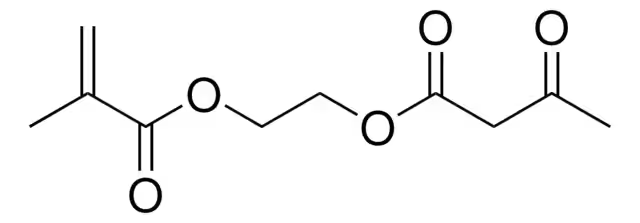 3-Oxo-butyric acid 2-(2-methylacryloyloxy)ethyl ester structure, CAS 21282-97-3