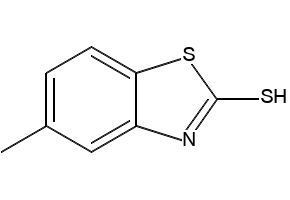 5-Methyl-2-mercaptobenzothiazole structure, CAS 21303-50-4
