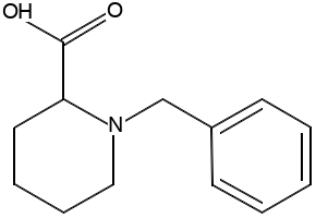 1-Benzylpiperidine-2-carboxylic acid structure, CAS 21319-53-9