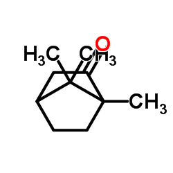 DL-Camphor structure, CAS 21368-68-3