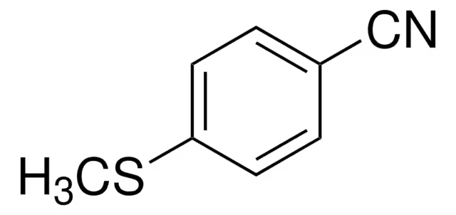 4-(Methylthio)benzonitrile structure, CAS 21382-98-9