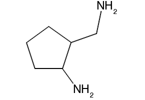 2-Aminocyclopentanemethylamine structure, CAS 21544-02-5
