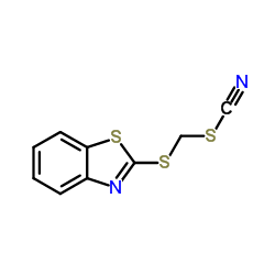 2-(Thiocyanatomethylthio)benzothiazole structure, CAS 21564-17-0