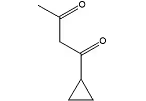 1-Cyclopropyl-1,3-butanedione structure, CAS 21573-10-4