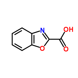 Benzooxazole-2-carboxylic acid structure, CAS 21598-08-3