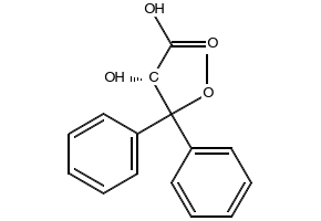 (S)-(-)-2-Hydroxy-3,3-dimethylbutyric acid structure, CAS 21641-92-9