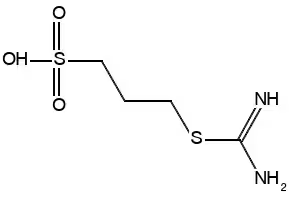 3-S-Isothiuronium propyl sulfonate structure, CAS 21668-81-5