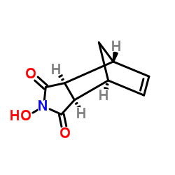 N-Hydroxy-5-norbornene-2,3-dicarboximide structure, CAS 21715-90-2