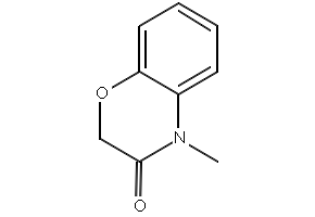 4-Methyl-2H-1,4-benzoxazin-3(4H)-one structure, CAS 21744-84-3