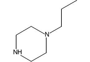 1-Propylpiperazine structure, CAS 21867-64-1