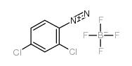 2,4-Dichlorobenzenediazonium tetrafluoroborate structure, CAS 21872-70-8