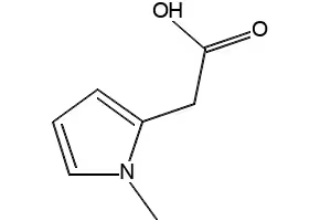 1-Methylpyrrole-2-acetic acid structure, CAS 21898-59-9