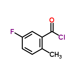 5-Fluoro-2-methylbenzoyl chloride structure, CAS 21900-39-0