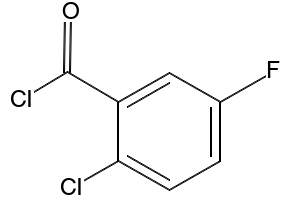 2-Chloro-5-fluorobenzoyl chloride structure, CAS 21900-51-6