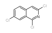 1,3,7-Trichloroisoquinoline structure, CAS 21902-41-0