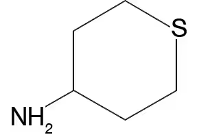 Tetrahydro-2H-thiopyran-4-amine structure, CAS 21926-00-1
