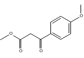 Methyl 3-(4-methoxyphenyl)-3-oxopropionate structure, CAS 22027-50-5