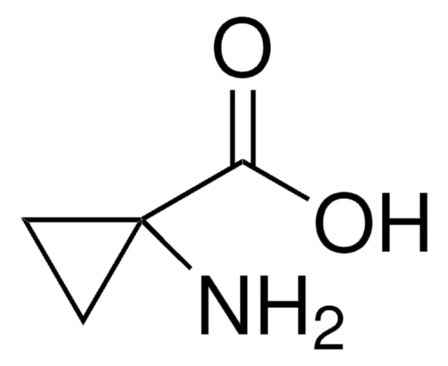 1-Aminocyclopropanecarboxylic acid structure, CAS 22059-21-8