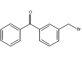 3-Benzoylbenzyl bromide structure, CAS 22071-24-5