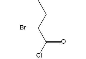 2-Bromobutanoyl chloride structure, CAS 22118-12-3