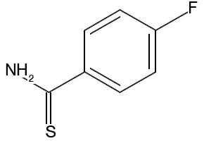 4-Fluorothiobenzamide structure, CAS 22179-72-2