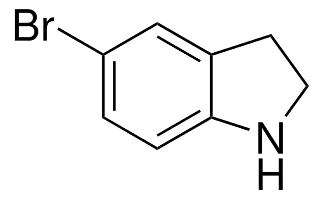 5-Bromoindoline structure, CAS 22190-33-6
