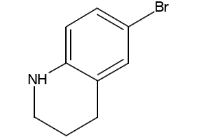 6-Bromo-1,2,3,4-tetrahydroquinoline structure, CAS 22190-35-8