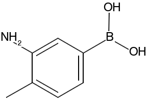 3-Amino-4-methylphenylboronic acid structure, CAS 22237-12-3