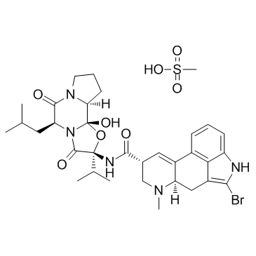 Bromocriptine mesylate structure, CAS 22260-51-1