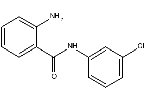 2-Amino-N-(3-chlorophenyl)benzamide structure, CAS 22312-61-4