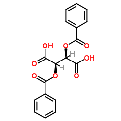 Dibenzoyltartaric acid structure, CAS 22333-70-6