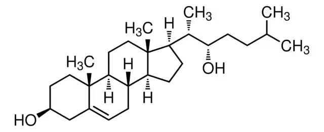 22(S)-Hydroxycholesterol structure, CAS 22348-64-7