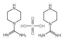 Piperazine-1-carboxamidine hemisulfate structure, CAS 22365-47-5