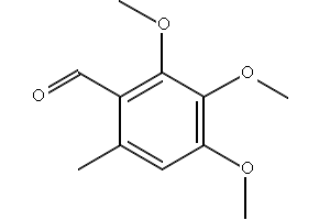 2,3,4-Trimethoxy-6-methylbenzaldehyde structure, CAS 22383-85-3