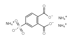 Triammonium 4-sulfophthalate structure, CAS 22411-24-1