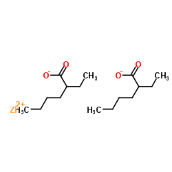 Zirconium 2-ethylhexanoate structure, CAS 22464-99-9