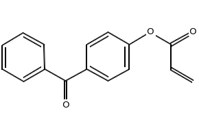 4-Acryloyloxybenzophenone structure, CAS 22535-49-5