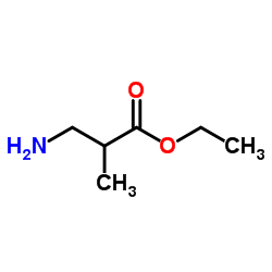 Ethyl 3-amino-2-methylpropanoate structure, CAS 22560-81-2