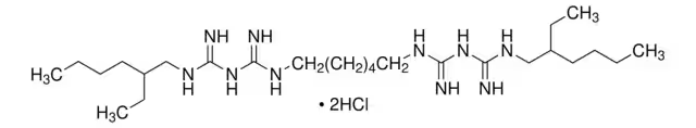 Alexidine dihydrochloride structure, CAS 22573-93-9
