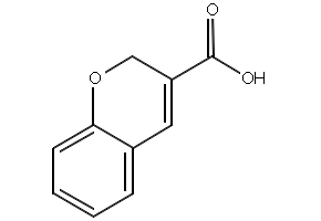 2H-Chromene-3-carboxylic acid structure, CAS 22649-28-1