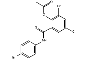 Brotianide structure, CAS 23233-88-7