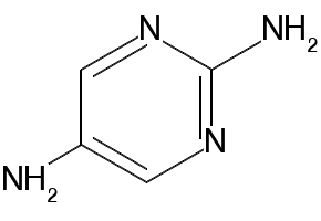 2,5-Diaminopyrimidine structure, CAS 22715-27-1