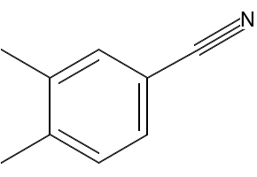 3,4-Dimethylbenzonitrile structure, CAS 22884-95-3