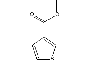 Methyl 3-thiophenecarboxylate structure, CAS 22913-26-4