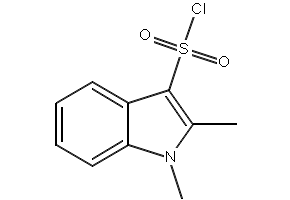 Indole-3-glyoxylyl chloride structure, CAS 22980-09-2