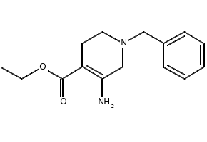 Ethyl 1-benzyl-1,2,3,6-tetrahydropyridine-4-carboxylate structure, CAS 23019-62-7