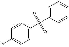 1-Bromo-4-(phenylsulfonyl)benzene structure, CAS 23038-36-0