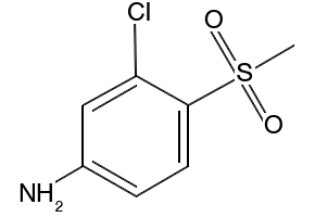 3-Chloro-4-methylsulfonylaniline structure, CAS 23153-12-0