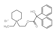 Pipethanate ethylbromide structure, CAS 23182-46-9