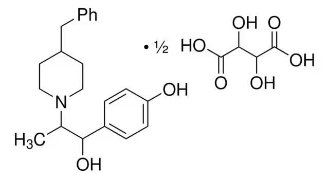 Ifenprodil tartrate structure, CAS 23210-58-4